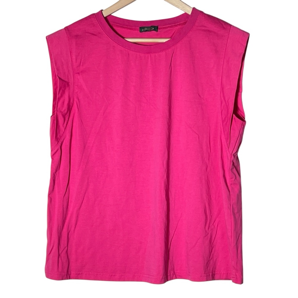 Ofeefan pink sleeveless tank top shirt size large L B196